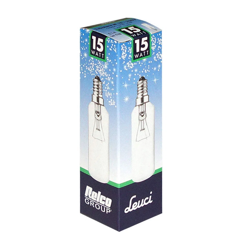Leuci 100 x Glühbirne Röhre T25x70 15W E14 230V Kühlschrank 15 Watt Dunstabzugshaube warmweiß dimmbar (100 Stück)
