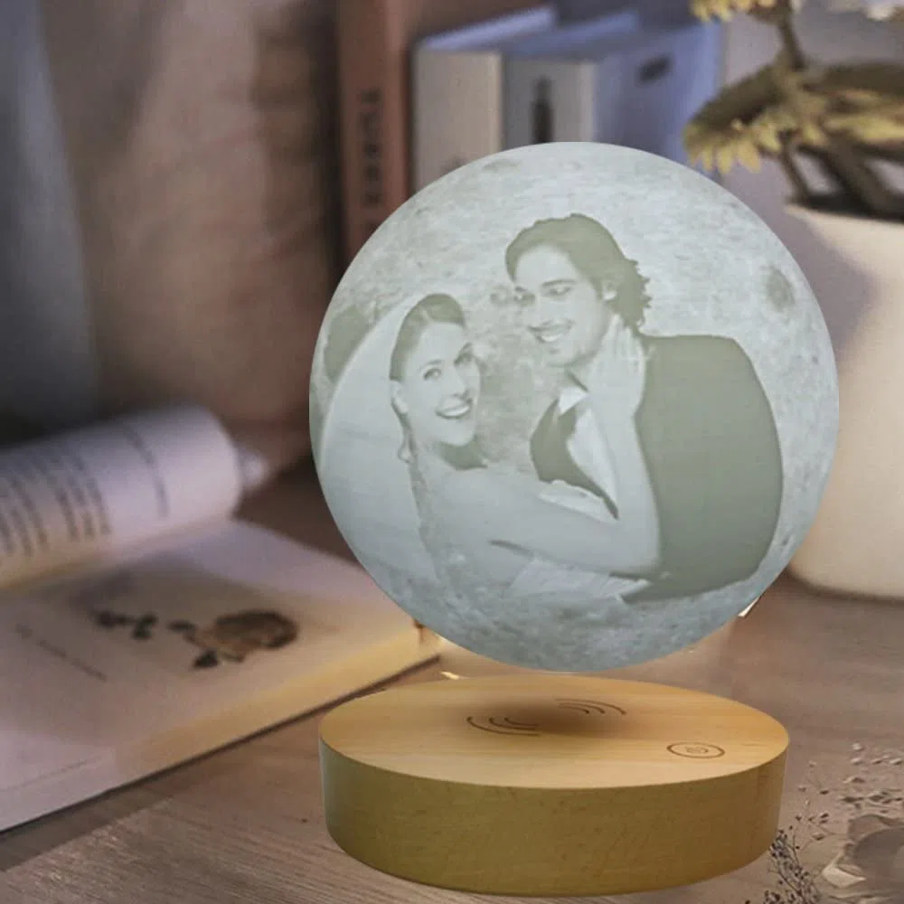 Customized Levitating Moon Lamp, 3D-Druck schwebenden Mond Licht, für einzigartige Geschenke, Raumdekoration, Nachtlicht, Büro Schreibtisch Tech Spielzeug