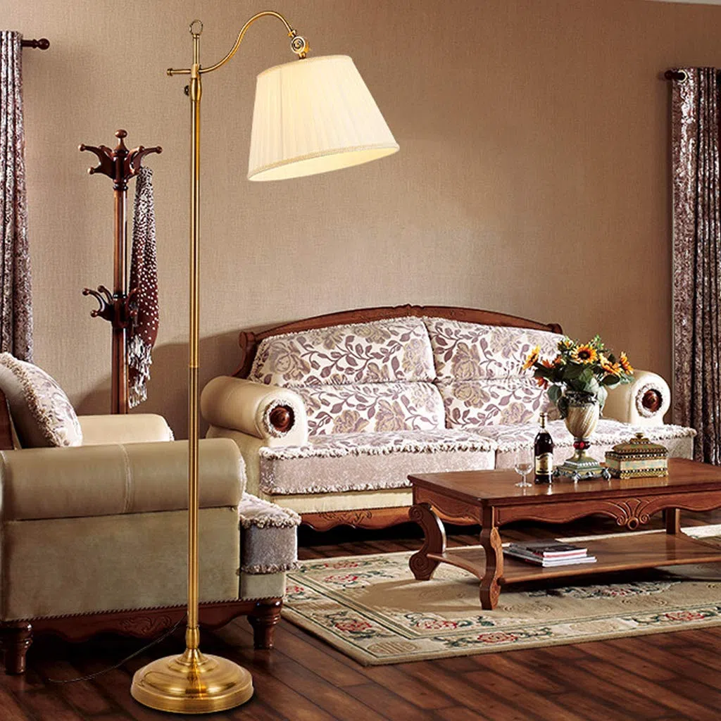 ACMHNC Stehlampe Wohnzimmer, Vintage Stehleuchte Mit Fernbedienung, E27 Standleuchte Dimmbar für Schlafzimmer,Büro,Leseleuchte Bodenlampe,Timer