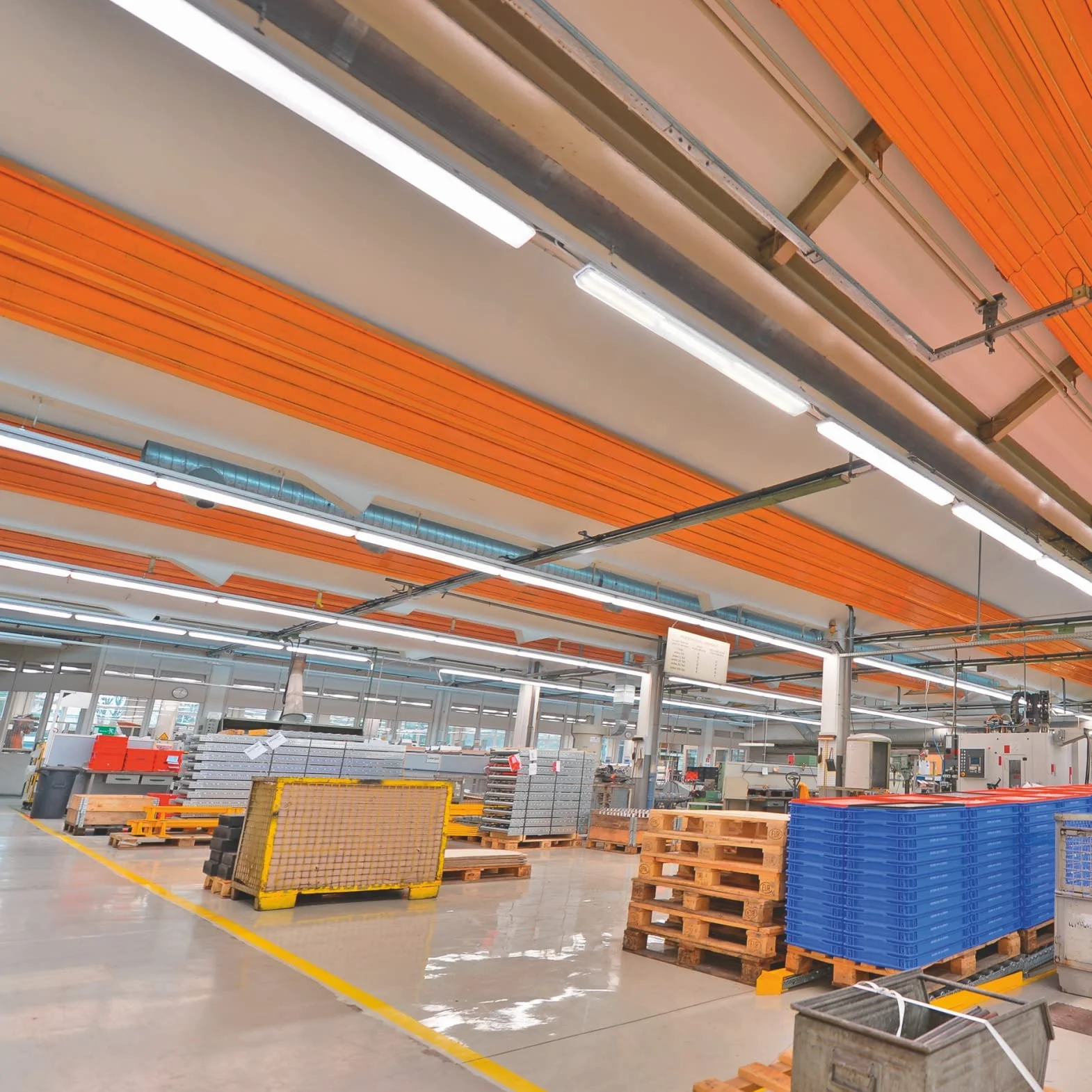 IHYCTV EVG LED Röhre T5 549mm, Tageslichtweiß, 6500K, F14T5, 12W, 1550lm, 140 Grad, Blendfrei, ersatz für leuchtstoffröhre mit G5 Sockel, 1 Stück