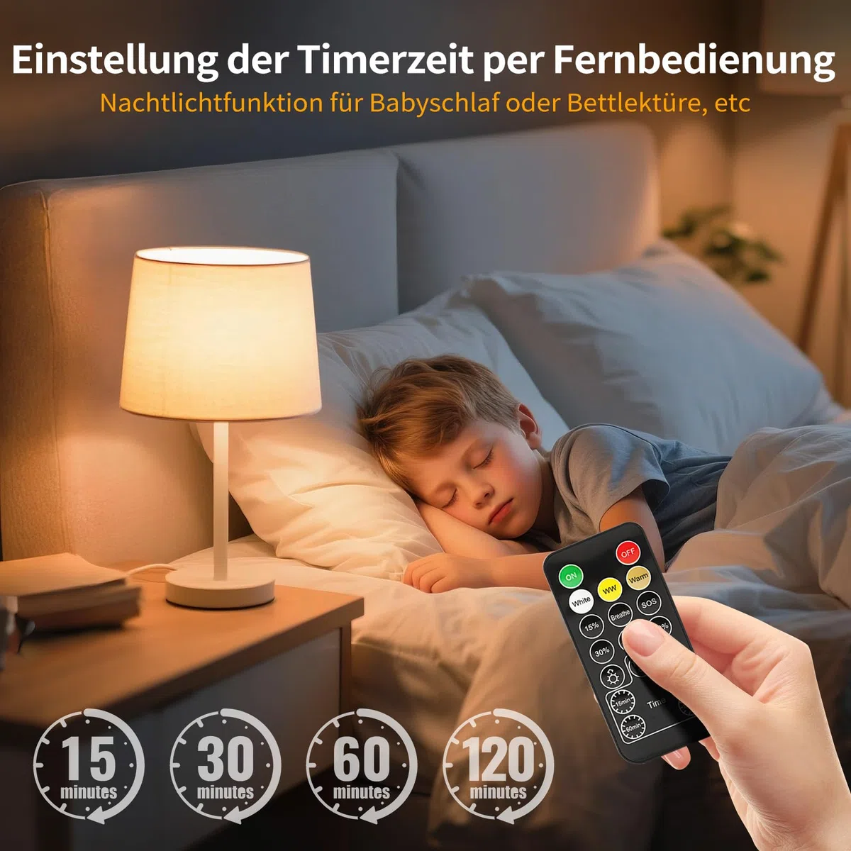 Suright 2 Stück Wiederaufladbare Glühbirne mit Batterie, E27 LED 3 Farben Dimmbare Abnehmbare Akku Glühbirne mit Fernbedienung und Timing für Nicht Verkabelte Dekoration Lampen