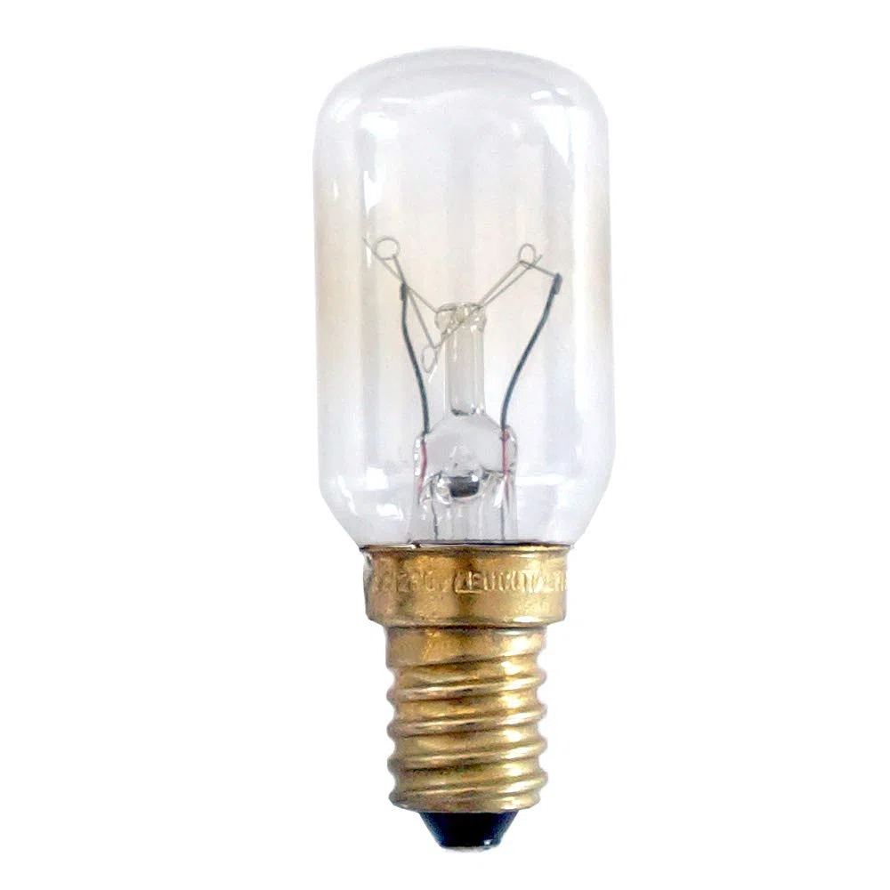 Leuci 100 x Glühbirne Röhre T25x70 15W E14 230V Kühlschrank 15 Watt Dunstabzugshaube warmweiß dimmbar (100 Stück)