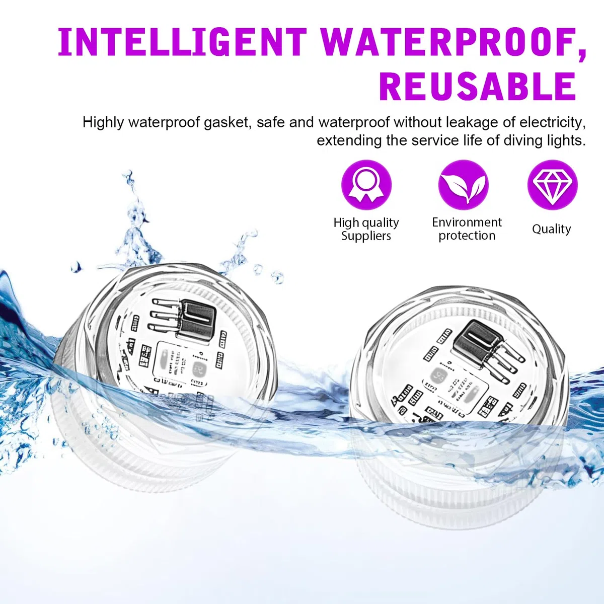 10 Stück Mini Unterwasser Licht mit Fernbedienung, RGB Mehrfarbige Mini tauchbare LED Lichter mit 13 Farben, Wasserdicht IP68 Tauchbare LED-Lichter für Aquarien, Whirlpool, Party, Hochzeitsdekoration